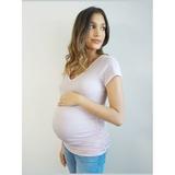 Motherhood Maternity V-Neck Side Ruched Maternity Tee