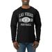 Wild Bobby City of Las Vegas LAV American Football Fantasy Fan Sports Mens Long Sleeve Shirt, Black, 3XL