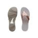 LUXUR Women Flip Flops Slipper Solid Color Open Toe Backless Casual Shoe Breathable
