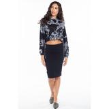 Hardtail Cotton Pencil Skirt W-321