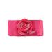 Lito Girls Fuchsia Satin Flower Embellished Special Occasion Sash