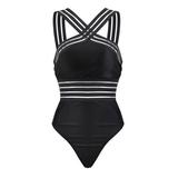 Moonvvin Women One Piece Swimwear Sexy Halter Bandage Swimwear Female Swimsuit Swim Wear Beach;Women One Piece Swimwear Sexy Halter Bandage Swimwear Female Swimsuit