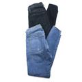 Pre-ownedJ Crew Womens Skinny Jeans Dark and Light Blue Size 27 Lot 2