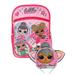 Girls LOL Surprise Backpack 16" Merbaby Diva w/ Kitty Queen Cat Ears Headband