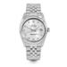 Pre Owned Rolex Datejust 16014 w/ Silver Diamond Dial 36mm Men's Watch (Certified Authentic & Warranty Included)