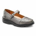 Dr. Comfort Paradise Women's Casual Shoe: 8 Medium (A-B) Pewter Velcro