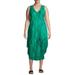 Terra & Sky Women's Plus Size Knit V Neck Tank Dress