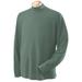 Devon & Jones Adult Sueded Cotton Jersey Mock Turtleneck