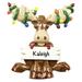 The Holiday Aisle® Moose Hanging Figurine Ornament in Brown/Green | 3.75 H x 3.5 W x 0.5 D in | Wayfair B37B6F7A91DC4D72956EB6D2DE56F8DD