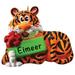 The Holiday Aisle® Tiger Hanging Figurine Ornament Plastic in Black/Brown | 2.5 H x 3 W x 0.5 D in | Wayfair DDF75193693049FFA4738FA566BD1BEC