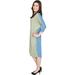 Women's 2 Tone Coming and Going Comfy Cover-Up Midi Dress