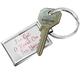 NEONBLOND Keychain I've Got A Heart On For You Valentine's Day Pink Watercolor