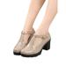 Avamo Women's Dress Pumps Comfort Sole Round Toe Chunky Heel Block Heel Retro Brogue Lolita Oxford Shoes