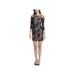 Guess Womens Night Out Bodycon Party Dress Black 0