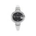 Gucci Guccissima Steel Black Oval Dial Quartz Ladies Bangle Watch YA134301 Pre-Owned