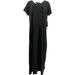 Halston Short-Sleeve Twist Front Maxi Dress NEW A352578