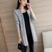 Save Money Women Long Sleeve Blazer Open Front Knit Cardigan Loose Casual Fashion Solid Jacket with Pockets Work Office Blazer,Women's Coat Plus Size