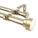 Greyleigh™ Adjustable Double Curtain Rod in Yellow | 3 H x 48 W x 1.5 D in | Wayfair EB28C4B6BD05413D960CC17CF85B6D18