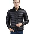 Mens Thermal Windproof Puffer Jacket Insulated Water-Resistant Down Coat Warm Winter Lightweight Windbreaker Parka Coat