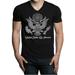 United States of America Seal Men's Black V-Neck T-Shirt 2X-Large Black