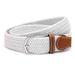 FEAMOS 6 colors Fashion Menâ€™s Stretch Belt Premium Leather Golf Wide Elastic Waistband