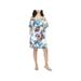 Rachel Rachel Roy Womens Floral Print Off-The-Shoulder Casual Dress