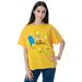 The Simpsons Womens' Circle Pose Mineral Wash Skimmer T-Shirt