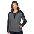 Tri-Mountain Women's Bonded Soft Shell Hooded Jacket