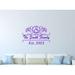 Red Barrel Studio® Family Name Wall Decal Vinyl in Indigo | 20.5 H x 30 W in | Wayfair CDFE31A8FEBC4097A682F0386C0B4C5D