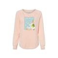 Women's Ridiculously Soft Curved Hem Graphic Pullover Sweatshirt Ciao Bella