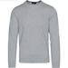 Gant Men's O2 Twin Rib Cashmere Blend Crew Sweater, Medium, Grey Melange