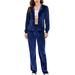 SAYFUT Velour Tracksuit For Women Velour Zip Hooded Jacket Jogging Pant Sets Velour Suit Set 2-Piece Track Suit, Sizes S-2XL Purple/Blue