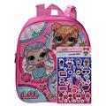 LOL Surprise 12" Mini Backpack Merbaby Super BB w/ 3D Raised Stickers (24-CT)