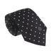 Roberto Cavalli ESZ017 D1355 Dark Grey Geometric Polka Dot Tie