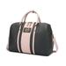 MKF Collection Melissa Duffle / Weekender Bag By Mia K.Charcoal Pink