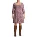 Terra & Sky Women's Plus Size Smocked Dress