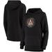 Atlanta United FC Fanatics Branded Women's Versalux Tri-Blend Pullover Hoodie - Black