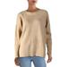 Central Park West New York Womens Colorblock Ribbed Trim Sweater