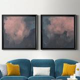 Red Barrel Studio® Sunset Aura I Sunset Aura I - 2 Piece Picture Frame Painting Set Canvas, in Gray/Pink | 30.5 H x 61 W x 1.5 D in | Wayfair