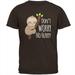 Sloth Don't Worry No Hurry Cute Baby Mens T Shirt Brown LG