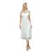 Ever-Pretty Women's Lace Short Sleeve Pleat Empire Waist A Line Cocktail Formal Dress 00328 White US4