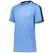 YOUTH HYPERVOLT JERSEY - S / COLUMBIA BLUE PRINT/BLACK by HIGH FIVE