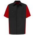 Red KapÂ® Men's Short Sleeve Two-Tone Crew Shirt