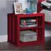 Mason & Marbles Parke Metal Nightstand Metal in Red | 20 H x 20 W x 17 D in | Wayfair 9C01C23B94DD4C13BC4F0B7A0B13C01C