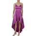 B. Darlin Womens Juniors Hi-Low V-Neck Formal Dress