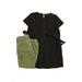 Zara Mini Shift Dress Slim Leg Cargo Trousers Womens Green Brown Size 2 Lot 2