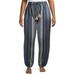 Romantic Gyspy Women's Plus Size Striped Jogger Pants