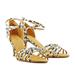 Sansha Adult Leopard Satin Upper Suede Sole Alaia Ballroom Shoes Womens