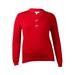 Charter Club Women's Plus Size Henley Sweater