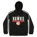 Adidas NBA Youth Atlanta Hawks Playbook Pullover Hoodie, Black